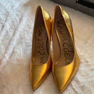 Gold Sam Edelman Hazel pumps